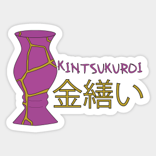 Kintsugi Kintsukuroi Sticker